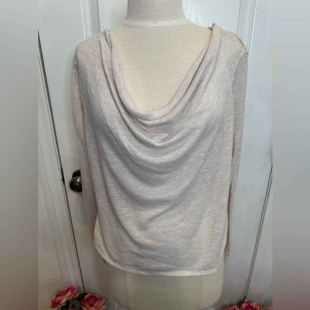 Free People White/Gold Top